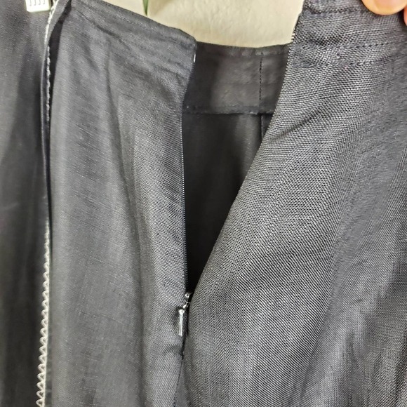 J. Jill Lagenlook Wrap Linen Midi Layered Skirt - Picture 6 of 10